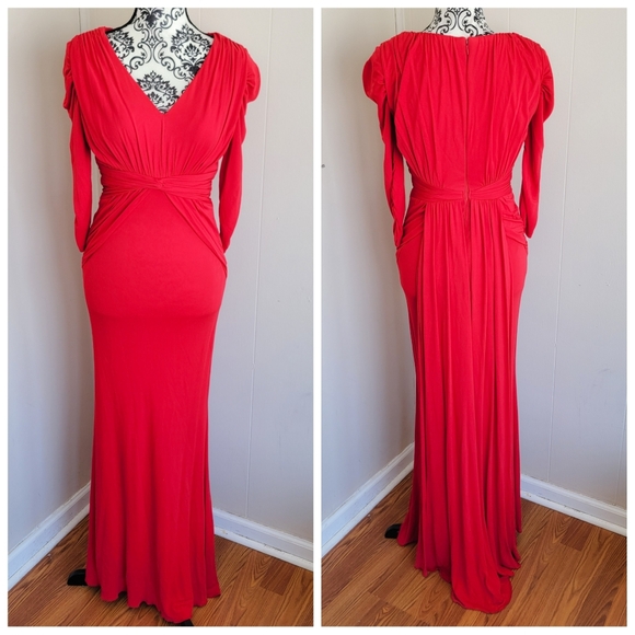 Badgley Mischka Layla A-line Maxi Gown - Picture 2 of 5